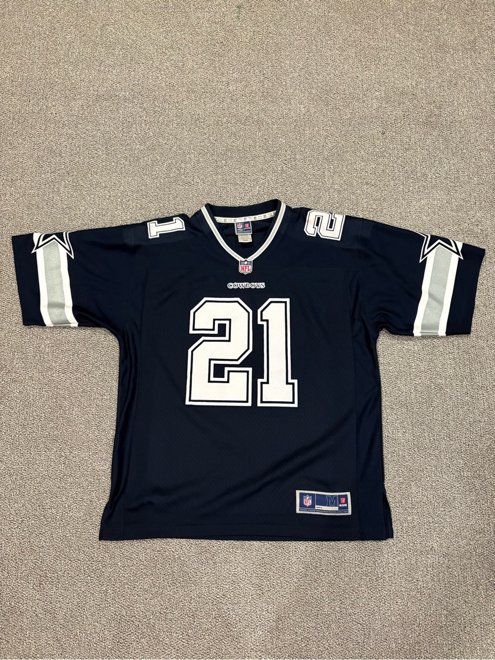 Dallas Cowboys Ezekiel Elliot #21 Navy NFL Jersey